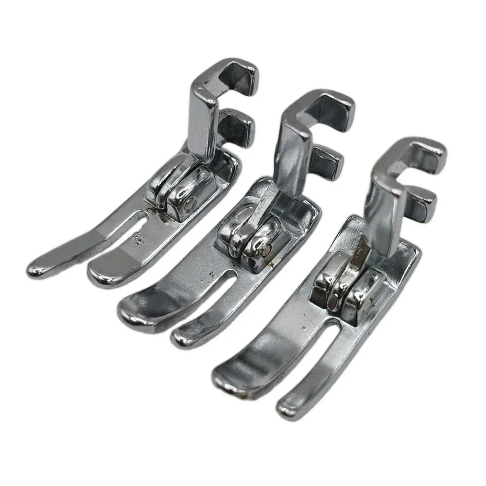 3 High Shank Hinged Presser Feet Lot Industrial Sewing Machine Straight Stitch